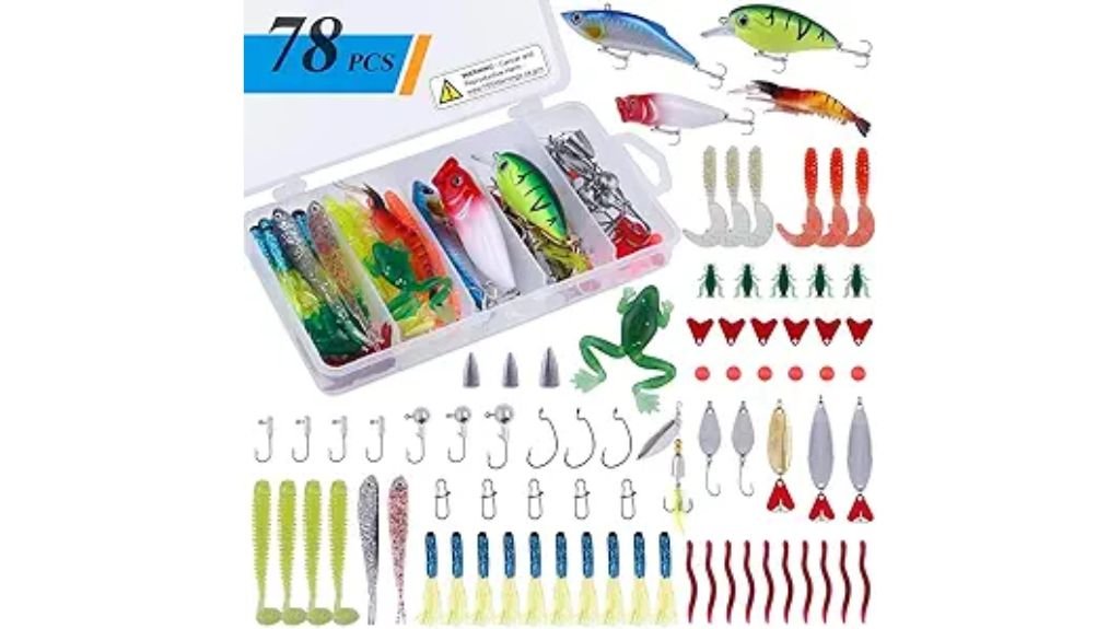 PLUSINNO 201pcs Fishing Accessories Kit