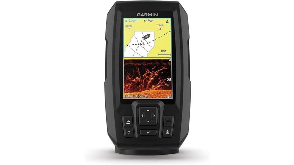 fishfinder with clear imaging