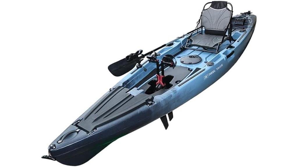 pedal powered fishing kayak