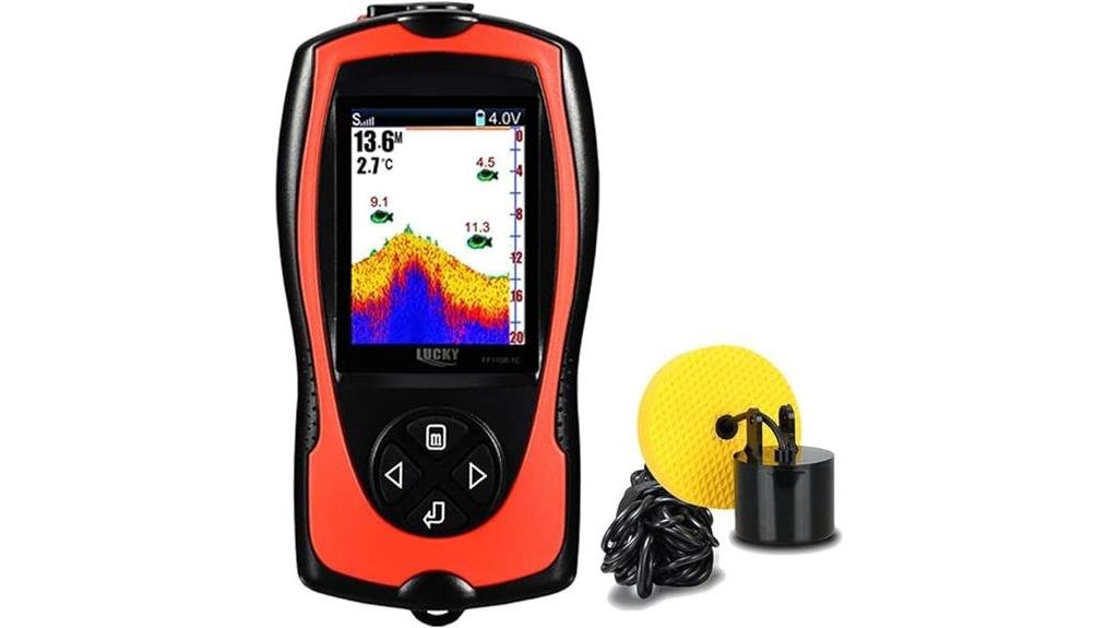 portable underwater fish detector