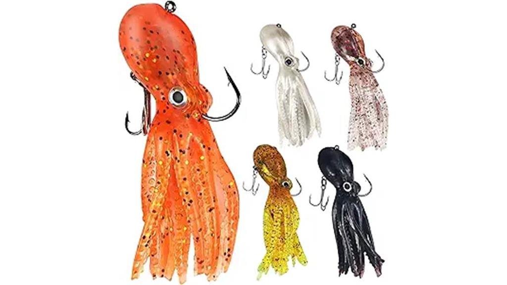 soft octopus swimbait lure