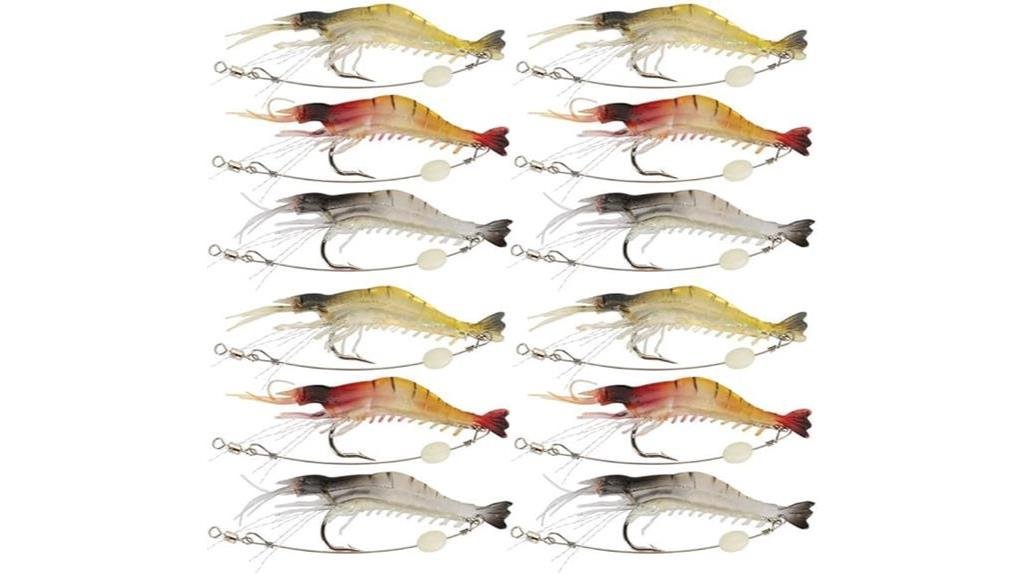 soft shrimp fishing lures